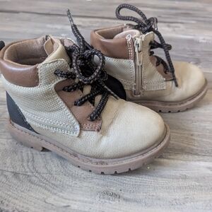 Stylish Kids Boots in Brown and Tan